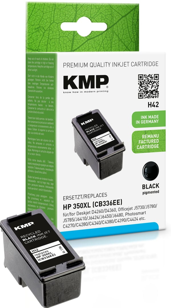 KMP H42 mustekasetti 1 kpl Musta
