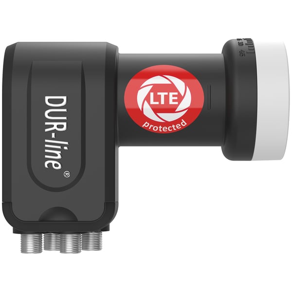Miniatyrbillede 5 af 6: Dura-Sat 11093 Low Noise Block downconverter (LNB) 10,7 - 12,75 GHz Sort