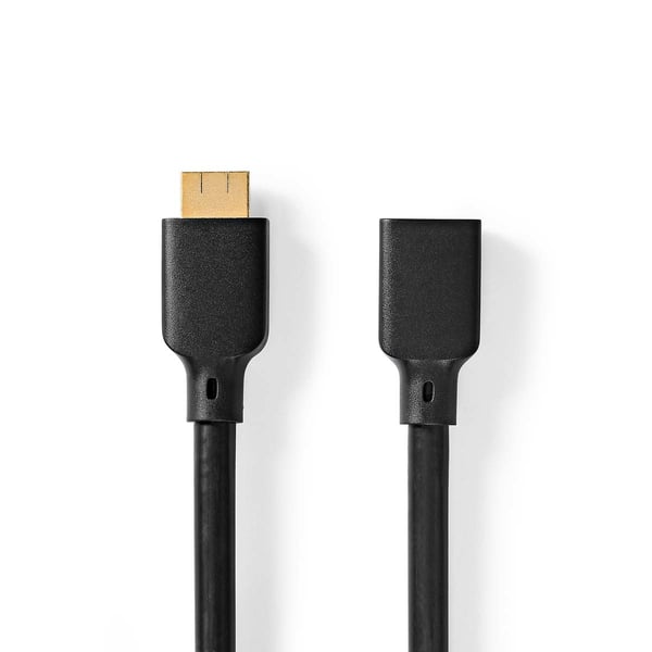 Nedis CVGB35090BK20 HDMI-kabel 2 m HDMI Type A (Standard) Sort