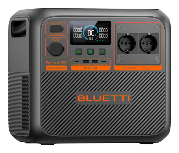 Bluetti Premium 200 V2 bärbar kraftstation Litiumjärnfosfat (LiFePo4) 2700 W 24,2 kg