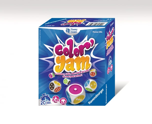 Miniatyrbillede 2 af 12: Ravensburger - 26659 - Jeu D'ambiance - Color'yam