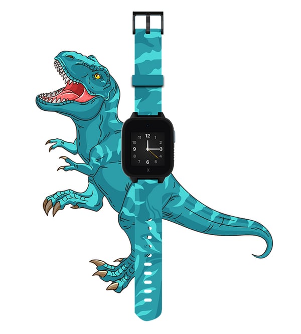 Xplora XGO3-STR-RP-DINOS smarta bärbart tillbehör Armband och spännen Turkos
