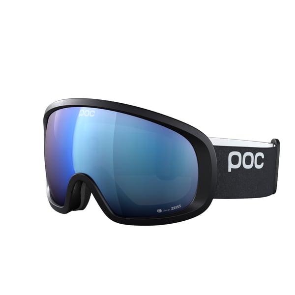 Miniatyrbillede 1 af 4: POC Fovea Mid vinter sportsbrille Sort Unisex Blå Sfærisk linse