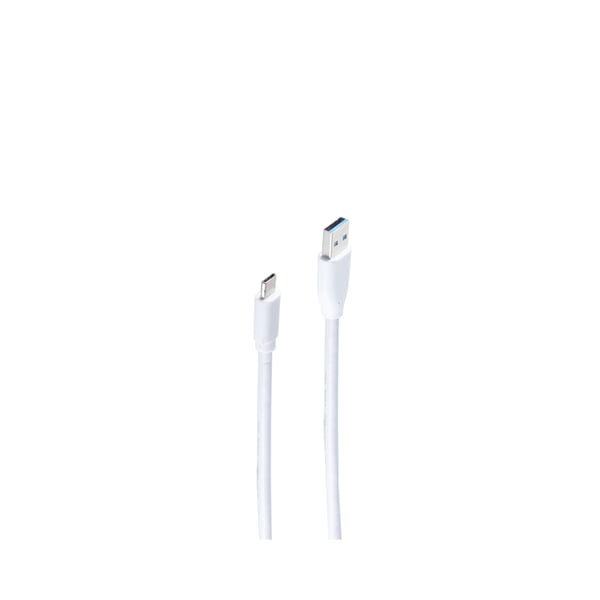 shiverpeaks BS13-31026 USB-kabel USB 3.2 Gen 1 (3.1 Gen 1) 1 m USB A USB C 5 Gbit/sek. Hvid