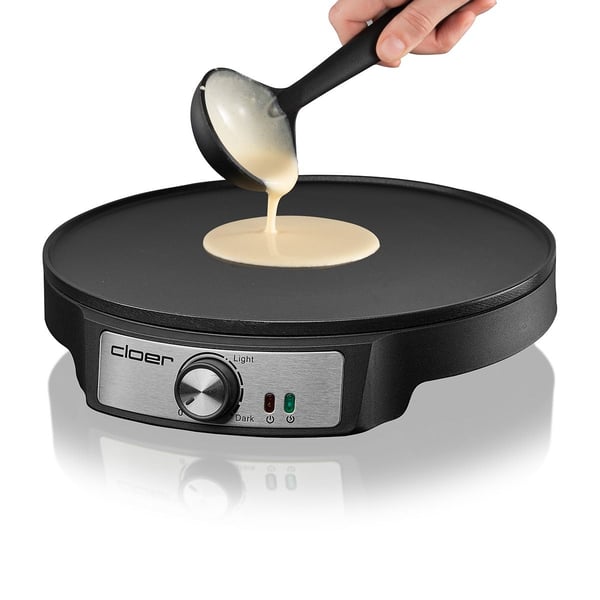 Miniatyrbild 2 av 7: Cloer 6620 crepejärn 1 crepe/-s 1200 W Svart, Rostfritt stål