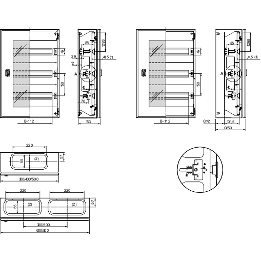 Schneider Electric NSYDLM112 elektrisk skab