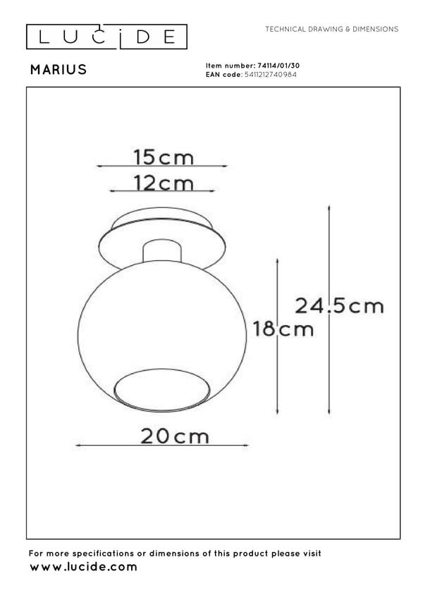 Lucide 74114/01/30 luokittelematon
