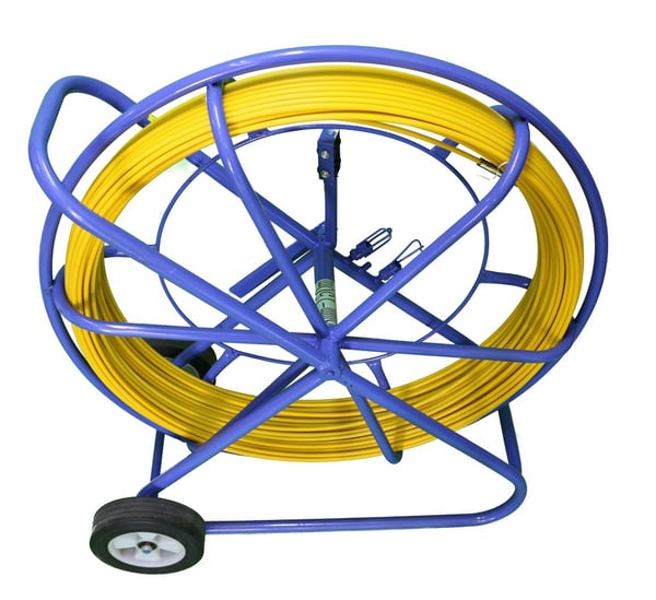 Extralink CABLE PULLING ROD 8MM 100M PILOT Z W£ÓKNA SZKLANEGO DO PRZECI¥GANIA KABLI 8MM 100M ZÓ£TY elektrisk kabel trisse Gul