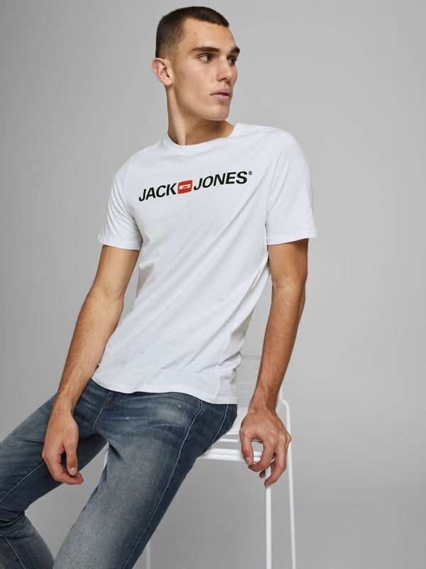 Pikkukuva 5 / 8: Jack & Jones 12137126 T-paita Puuvilla