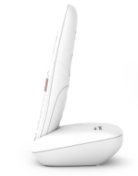 Gigaset E290 Duo Analog/DECT-telefon Nummervisning Hvid