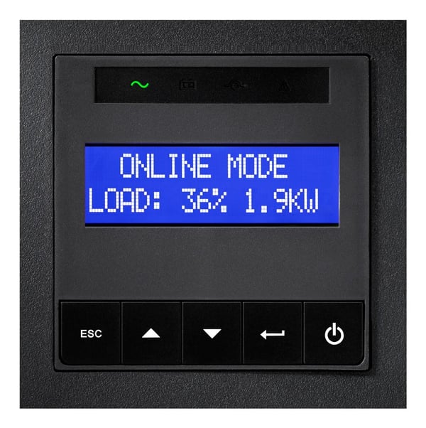 Miniatyrbillede 6 af 6: Eaton 9E6KIR UPS-enhed Dobbeltkonvertering (online) 6 kVA 5400 W 1 AC stikkontakt(er)