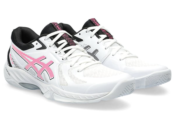 ASICS 1072A094.100_9.5 sko för lagsport Volleyboll Flicka Rosa, Vit