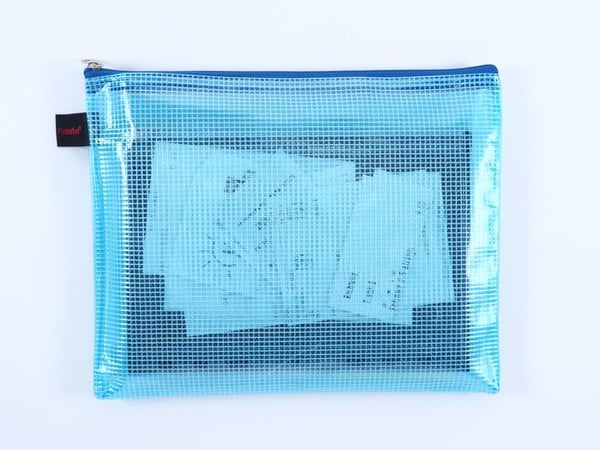 Miniatyrbillede 2 af 2: FolderSys 40474-44 plasticpose Blå