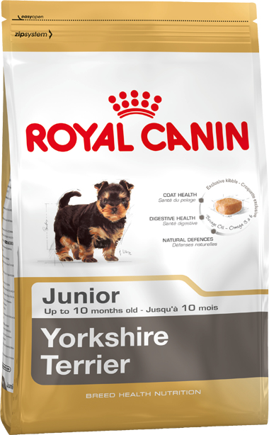 Royal Canin Yorkshire Terrier Junior 1,5 kg Hundehvalp Fjerkræ, Ris