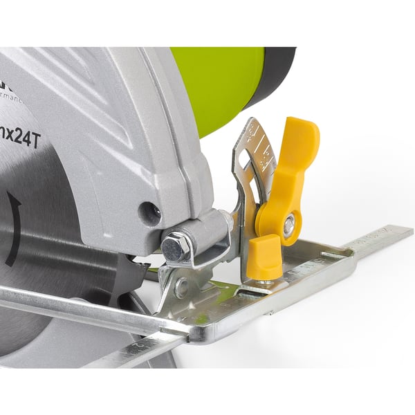 Fieldmann FDK 201202-E bärbar cirkelsåg 18,5 cm Svart, Grön 5000 RPM 1200 W