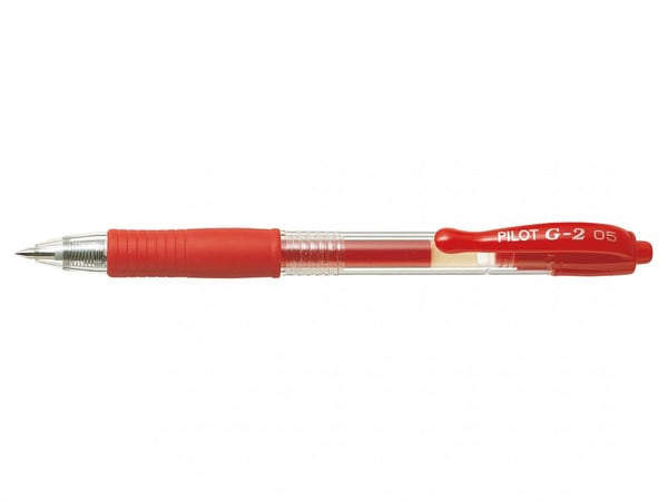 Pilot BL-G2-5 Fin Gelpenna med kork Röd