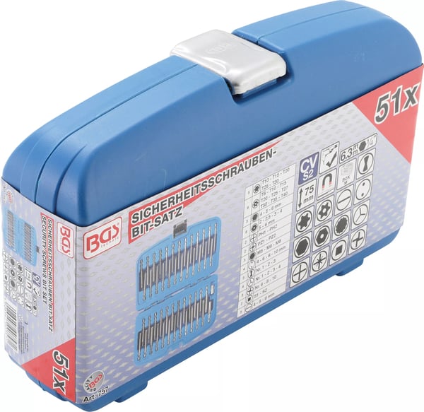 BGS technic Bit Set for Security Screws