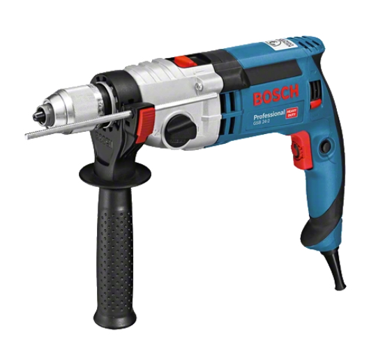 Bosch GSB 24-2 Professional 3000 rpm Sort, Blå, Grå Bosch GSB 24-2 Professional 3000 rpm Sort, Blå, Grå