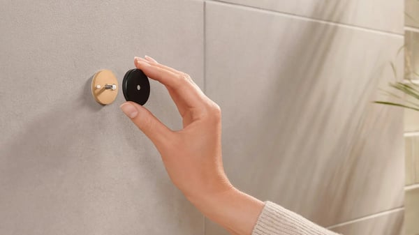 Miniatyrbillede 8 af 13: TESA 40573-00000-00 Håndklædekrog Vægmonteret Grå