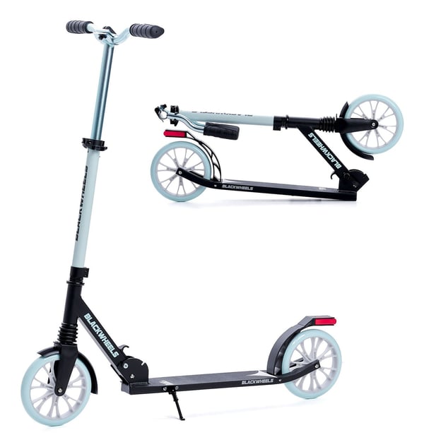 Miniatyrbild 1 av 14: Blackwheels Zoom Vuxna Klassisk sparkcykel Svart, Mintfärgad