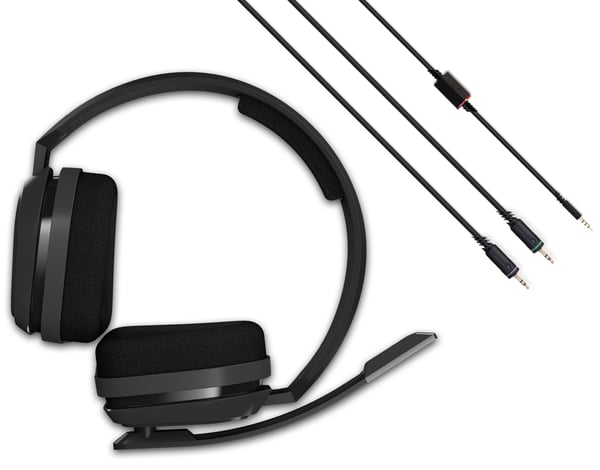 Miniatyrbillede 5 af 6: ASTRO Gaming A10 Headset Ledningsført Spil Blå, Hvid