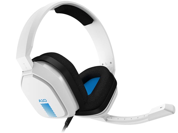 ASTRO Gaming A10 Headset Ledningsført Spil Blå, Hvid