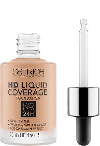 CATRICE HD Liquid Coverage 30 ml Dryppeflaske Væske 040 Warm Beige