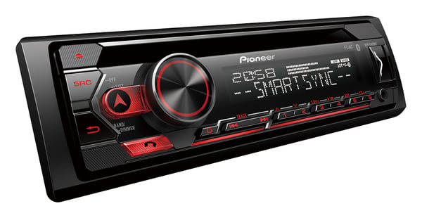 Pikkukuva 2 / 2: Pioneer DEH-S420BT auton mediavastaanotin Musta, Punainen 200 W Bluetooth