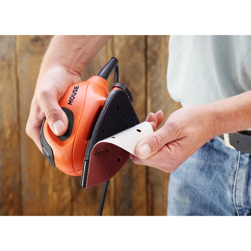 Black & Decker BEW230 Slibemus 11000 rpm Sort, Orange 55 W