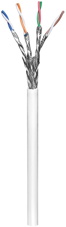 Miniatyrbild 4 av 4: Goobay 94223 nätverkskablar Vit 100 m Cat6 S/FTP (S-STP)