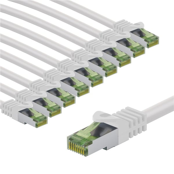 Miniatyrbillede 1 af 2: Goobay 69787 netværkskabel Hvid 2 m Cat8.1 S/FTP (S-STP) Rund