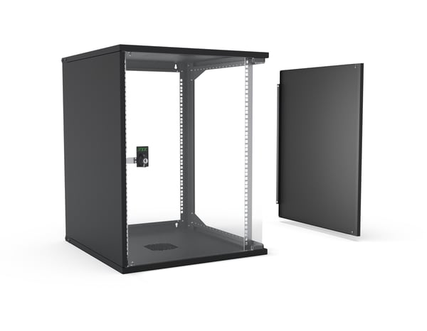 Miniatyrbild 2 av 2: Enoc System W3 15-6-S 15U Väggmonterad rack Svart