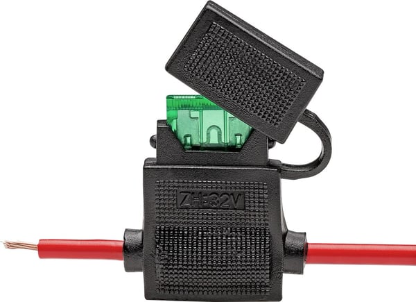 Miniatyrbillede 2 af 3: Goobay 25525 sikringsholder Sort, Rød 32 V 15 A