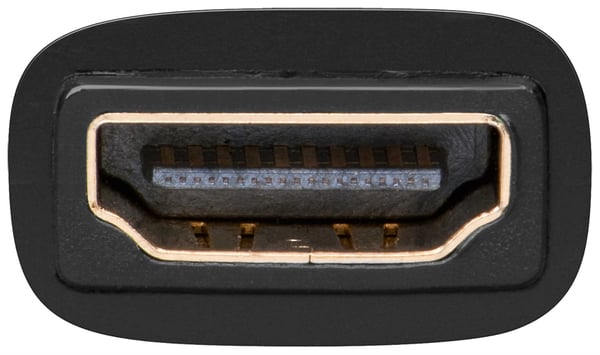 Goobay 68931 kaapelin sukupuolenvaihtaja HDMI Type-A DVI-D (24+1 pin) Musta