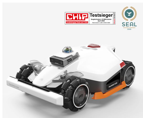 Mammotion LUBA 3 AWD 3000 Robotgräsklippare Batteri Vit