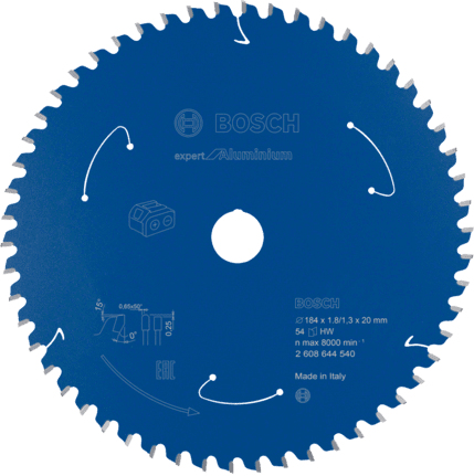 Pikkukuva 1 / 5: Bosch 2 608 644 540 pyörösahanterä 18,4 cm 1 kpl
