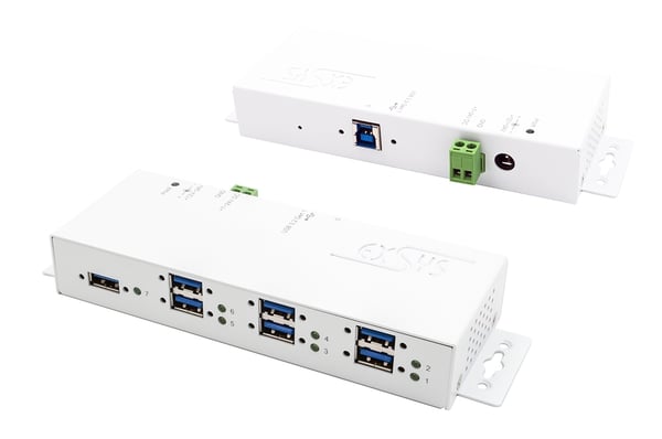 Miniatyrbillede 1 af 4: EXSYS EX-1189HMVS-3W interface hub USB 3.2 Gen 1 (3.1 Gen 1) Type-B Hvid