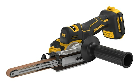 Miniatyrbillede 1 af 7: DeWALT DCM200NT-XJ transportabel slibemaskine Bånd slibemaskine Sort, Gul