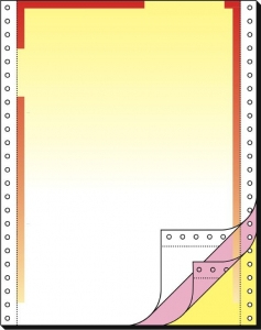Sigel 22256 printpapir A4 (210x297 mm) Mat 400 ark Lyserød, Gul