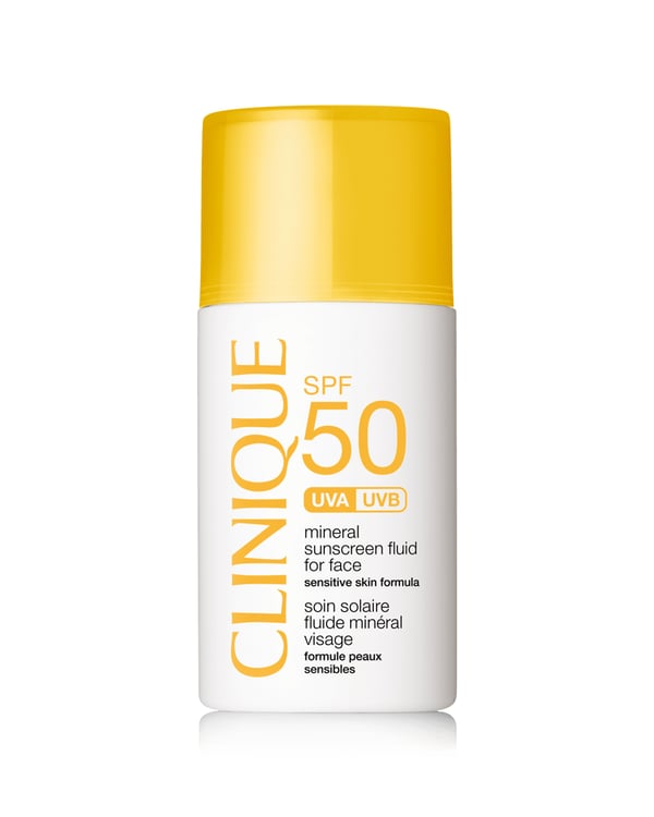 Clinique SPF 50 Mineral Sunscreen Fluid For Face Solcreme Ansigt 2 t Voksne Clinique SPF 50 Mineral Sunscreen Fluid For Face Solcreme Ansigt 2 t Voksne