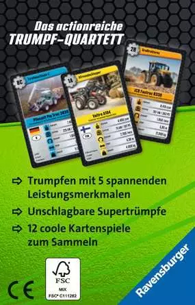 Miniatyrbild 4 av 4: Ravensburger 20689 sällskapsspel Kortspel Samlarspel
