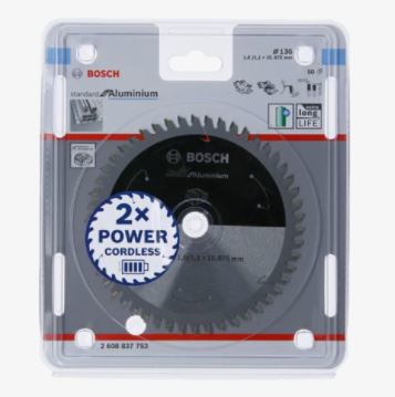 Bosch 2 608 837 753 pyörösahanterä 13,6 cm 1 kpl