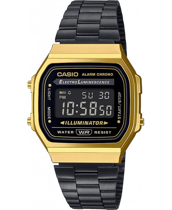 Casio Vintage A168WEGB-1BEF rannekello Mies Kulta