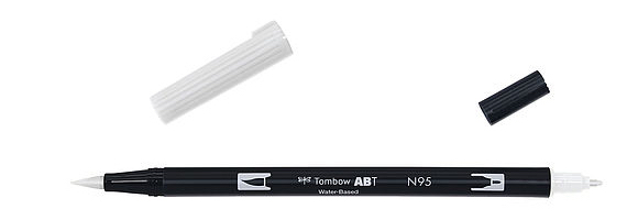 Tombow ABT-N95 filtpen Fin Lys grå 1 stk