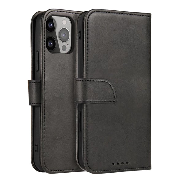 Hurtel Magnet Case mobiltelefon etui 17 cm (6.7") Folie Sort Hurtel Magnet Case mobiltelefon etui 17 cm (6.7") Folie Sort