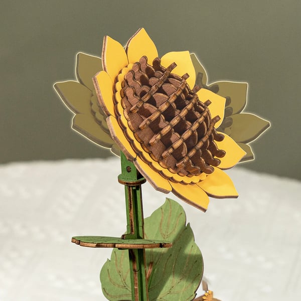 ROBOTIME TW01H pussel 3D-pussel 581 styck Flora