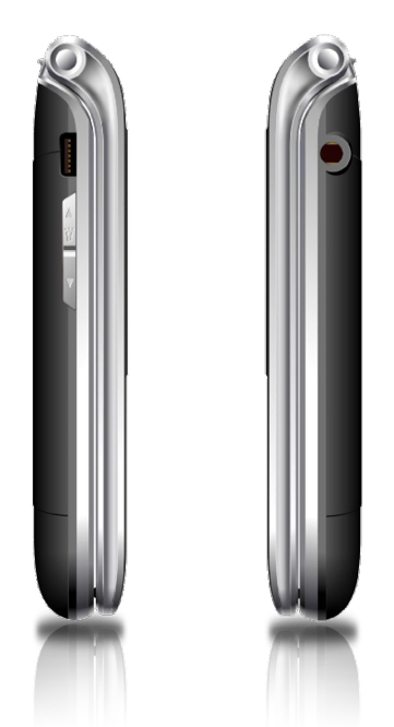 Beafon SL495 6,1 cm (2.4") 86 g Sort, Sølv Begynder telefon