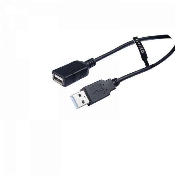 V7 V7E2USB2EXT-1.8M USB-kabel USB 2.0 1,8 m USB A 0,48 Gbit/sek. Sort