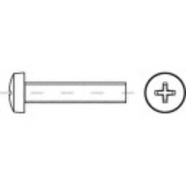 Miniatyrbillede 2 af 2: Toolcraft 145899 skrue/bolt 4 mm 200 stk M3