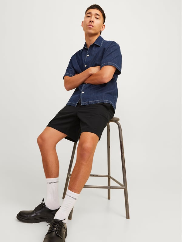 Jack & Jones 12248629_2161_S shorts Motionsløbere Unisex Sort
